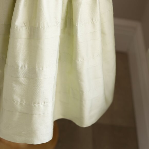 Pink & Green Smocked Dupioni Silk Dress Special Occasion Portrait Size 2 LOVELY! - Picture 7 of 7